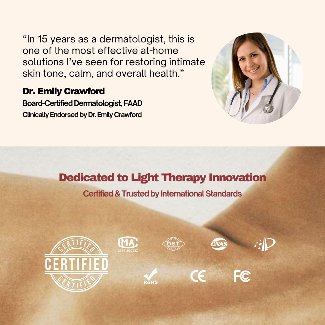 Glowithm™ 4-in-1 Intimate Brightening Light Therapy Pad