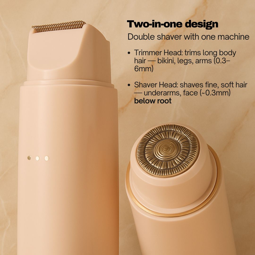 Glowithm™ UltraSmooth Dual-Head Shaver